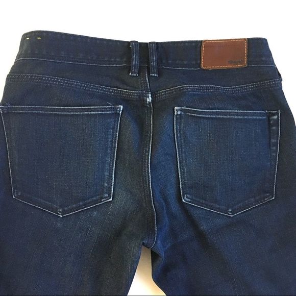 Madewell Rail Straight Dark Wash Jeans Size 27 - Picture 5 of 8